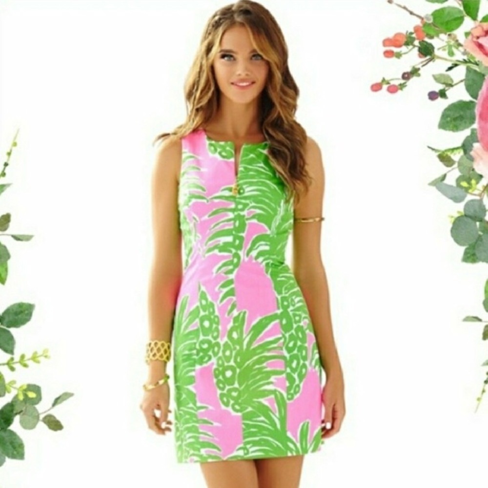 NWOT Lily Pulitzer pink pineapple dress
